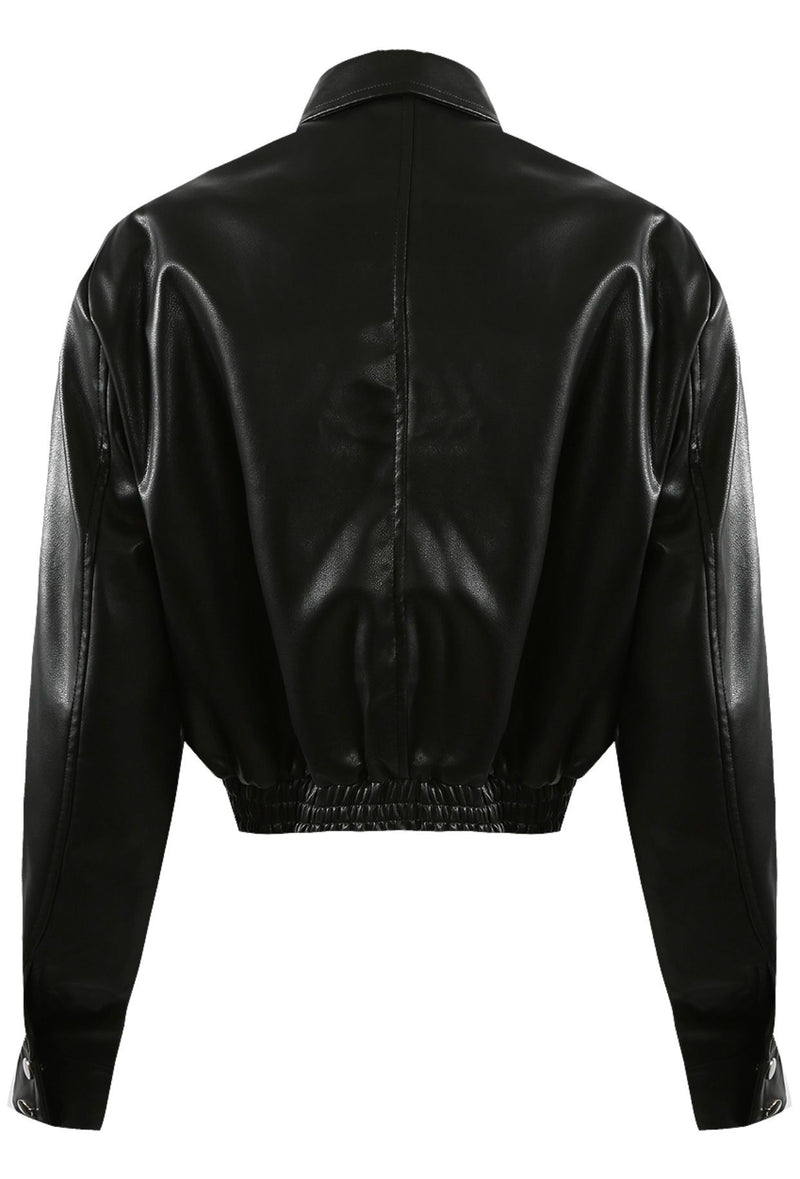 Muse faux leather jacket