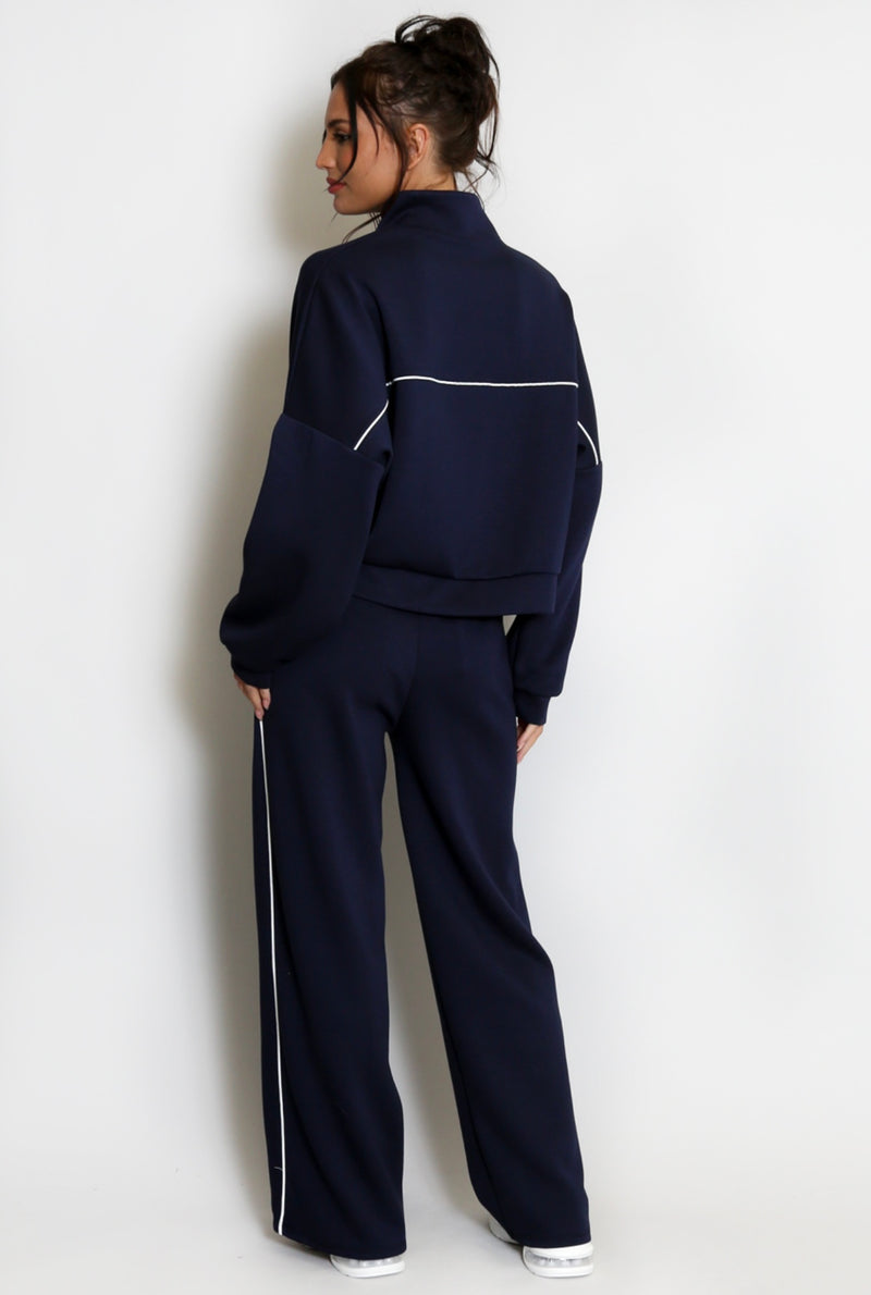 CLEO- Navy Premium Tracksuit