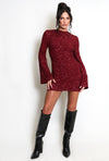 CHARMING- Sequin Mini Dress