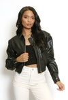 Muse faux leather jacket