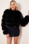 AMY - Premium quality faux fur jacket