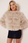 CHARLIE - Premium quality faux fur jacket