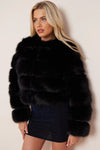 AMY - Premium quality faux fur jacket