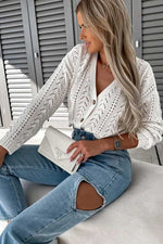 ARIANA - Crochet knitted cardigan