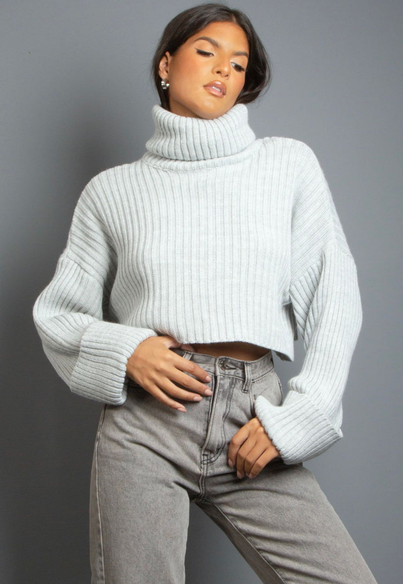 Oversized discount cropped jumper