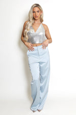 KIM - Luxe satin trousers